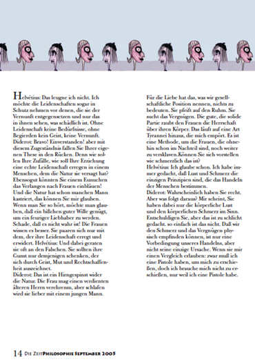 zeit philosophie illustration design